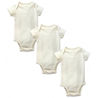 baby e - organic cotton bodysuit, natural